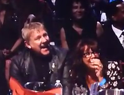 Alex Lifeson with cool, Wife Charlene Lifeson 